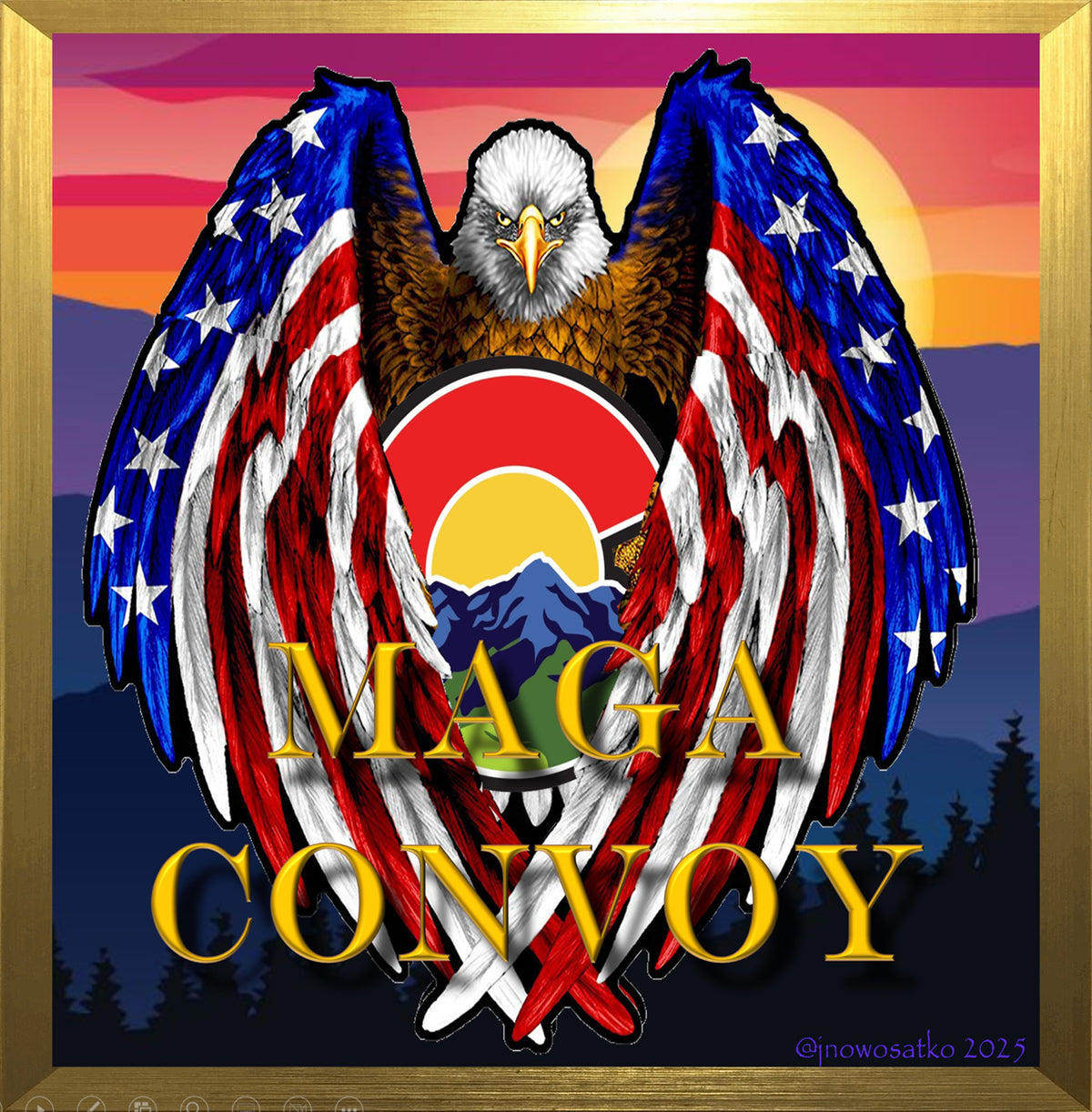 Colorado MAGA Convoy PVC Pin