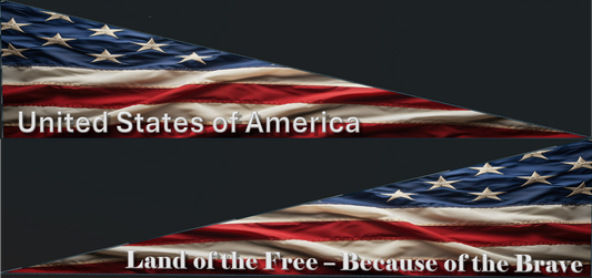 Sails - US Flag (Set of 2)
