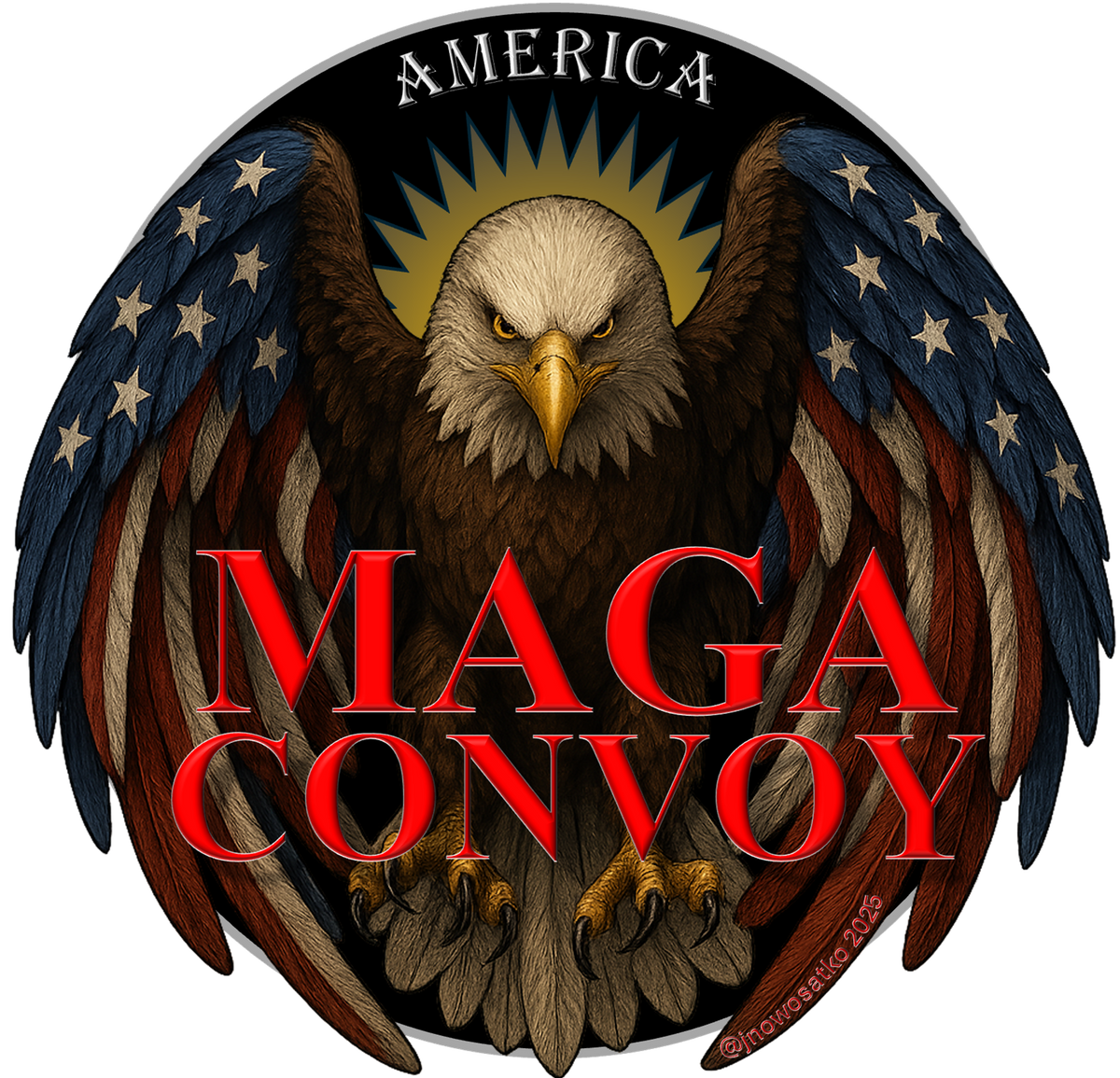 MAGA Convoy, Round - America