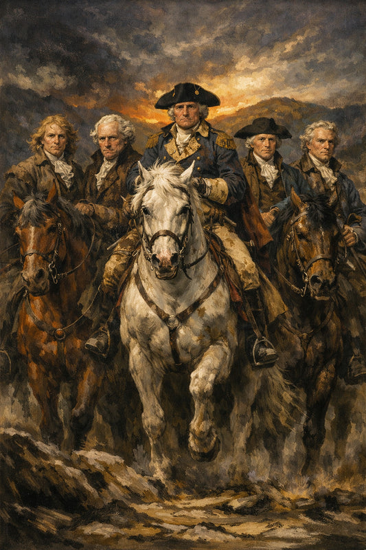 The Founders on Horseback