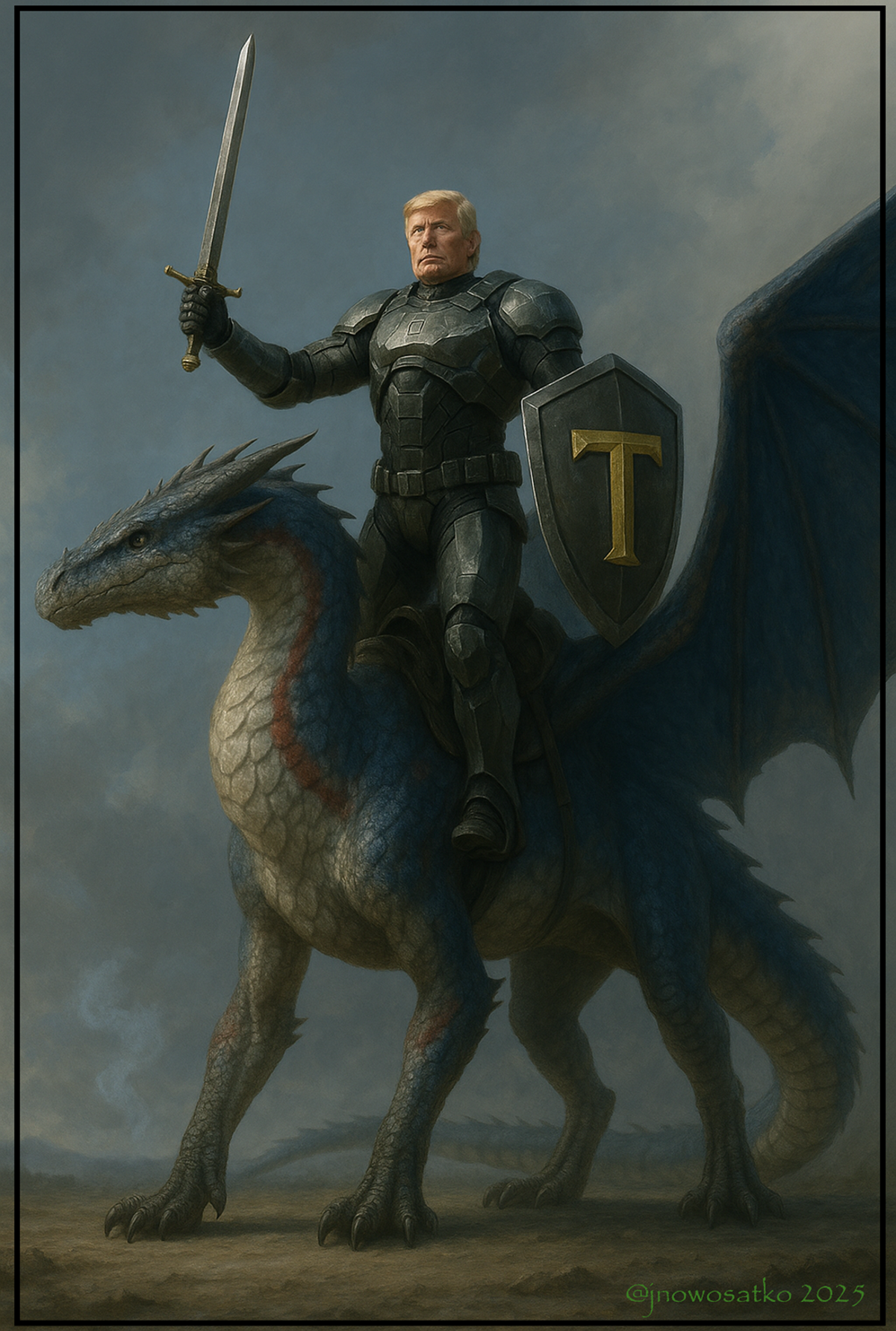 Trump on a Dragon