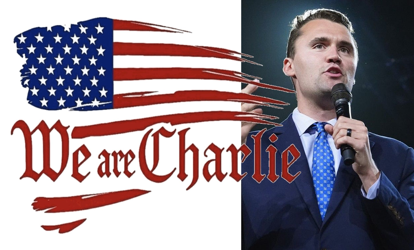 We Are Charlie Kirk Flag